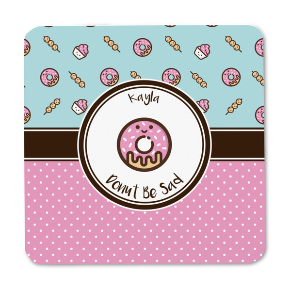 Donuts Square Fridge Magnet - FRONT
