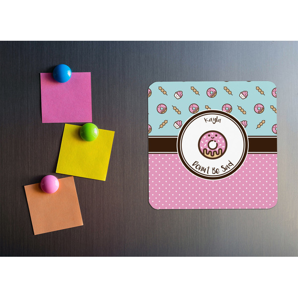 Donuts Square Fridge Magnet - LIFESTYLE