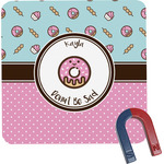 Donuts Square Fridge Magnet (Personalized)