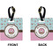 Donuts Square Luggage Tag (Front + Back)