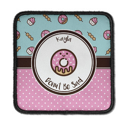 Donuts Iron On Square Patch w/ Name or Text