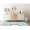 Donuts Square Wall Decal Wooden Desk