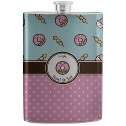 Donuts Stainless Steel Flask (Personalized)