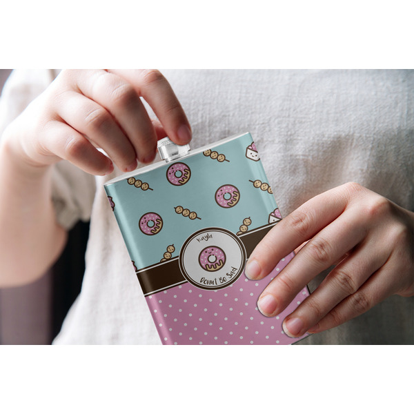 Donuts Stainless Steel Flask - LIFESTYLE 1