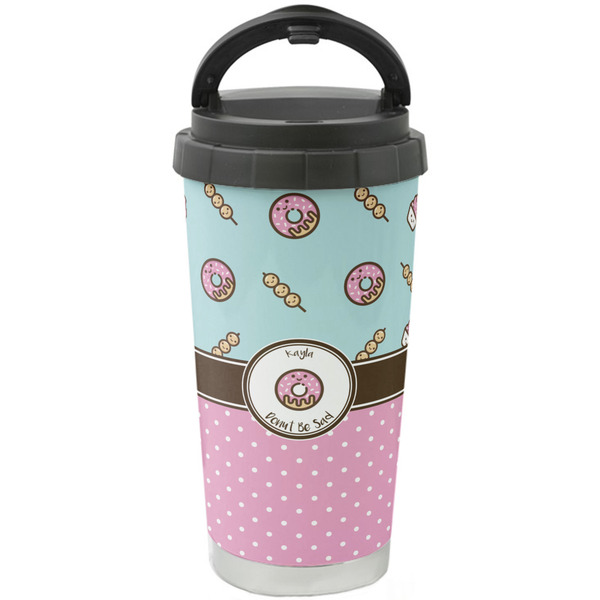 Custom Donuts Stainless Steel Coffee Tumbler (Personalized)