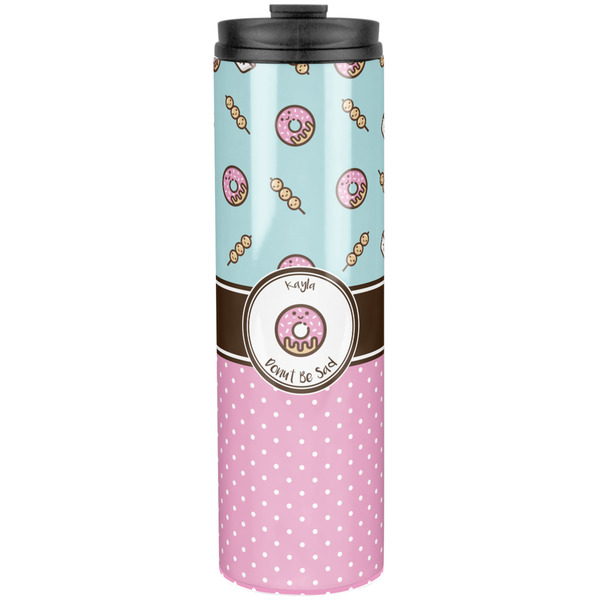 Custom Donuts Stainless Steel Skinny Tumbler - 20 oz (Personalized)