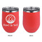 Donuts Stainless Wine Tumblers - Coral - Single Sided - Approval