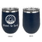 Donuts Stainless Wine Tumblers - Navy - Single Sided - Approval