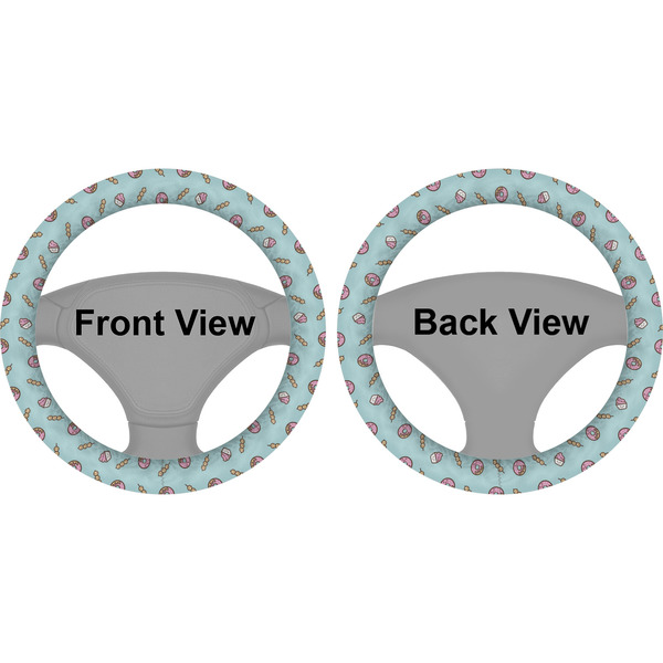 Donuts Steering Wheel Cover- Front and Back