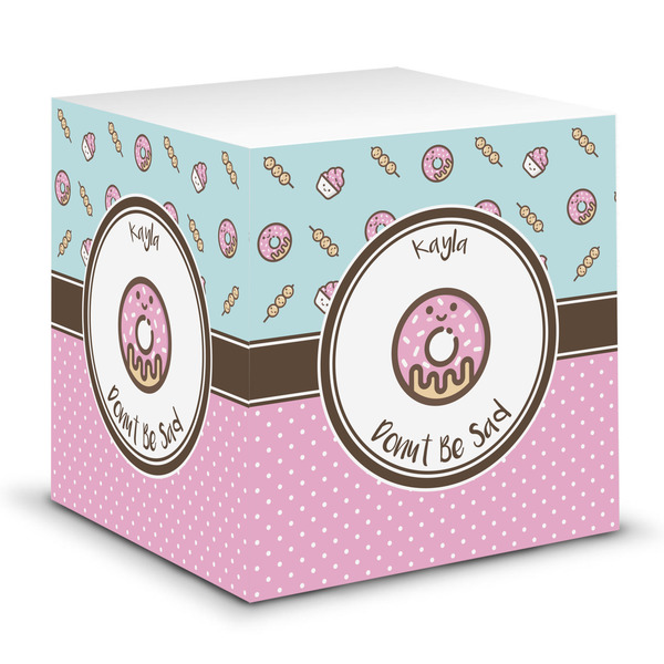Custom Donuts Sticky Note Cube (Personalized)