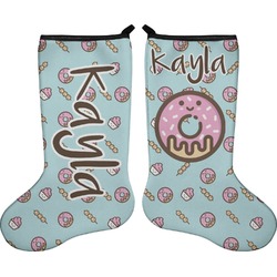 Donuts Holiday Stocking - Double-Sided - Neoprene (Personalized)