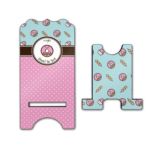 Donuts Stylized Phone Stand - Front & Back - Large