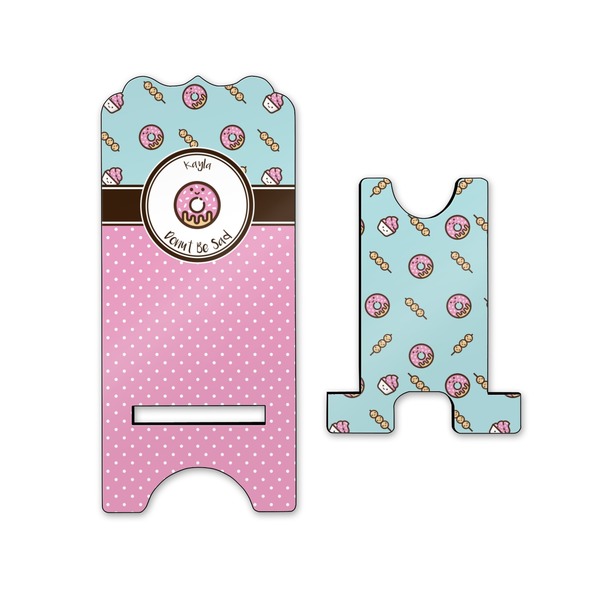 Donuts Stylized Phone Stand - Front & Back - Small