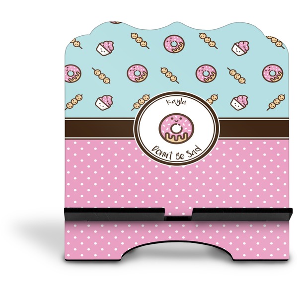 Donuts Stylized Tablet Stand - Front without iPad