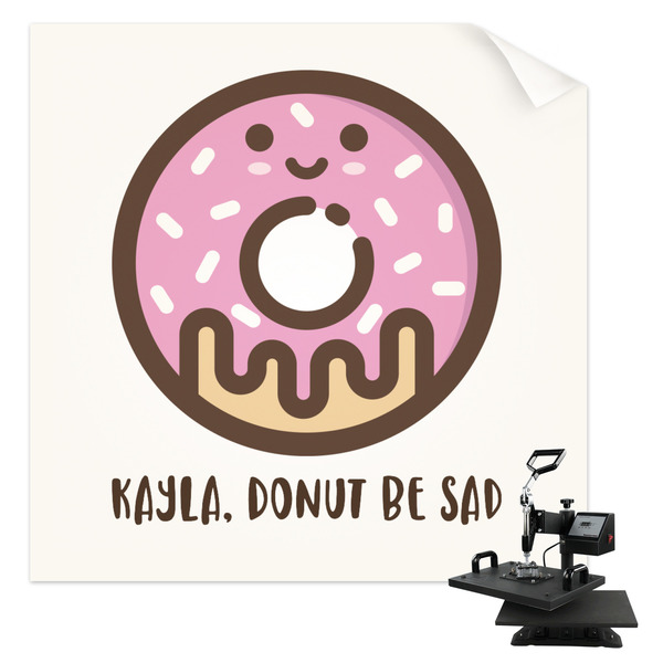 Custom Donuts Sublimation Transfer - Youth / Women (Personalized)