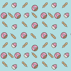 Donuts Fabric by the Yard