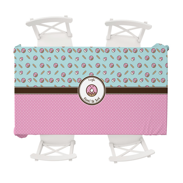 Custom Donuts Tablecloth - 58"x102" (Personalized)
