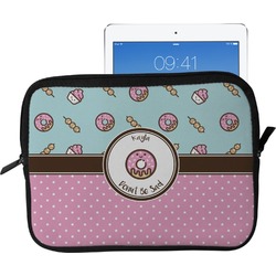 Donuts Tablet Case / Sleeve - Large (Personalized)