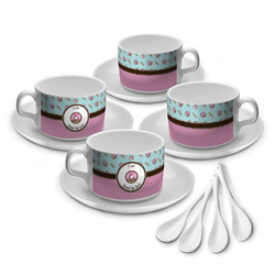 Donuts Tea Cup - Set of 4 (Personalized)