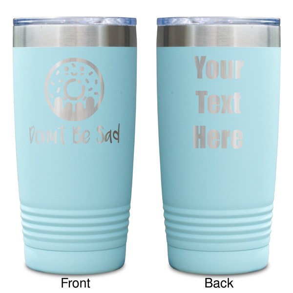 Donuts Teal Polar Camel Tumbler - 20oz -Double Sided - Approval