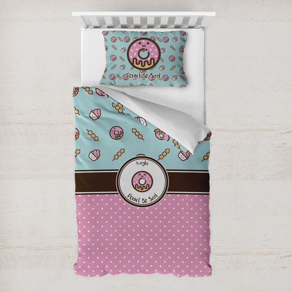 Custom Donuts Toddler Bedding w/ Name or Text