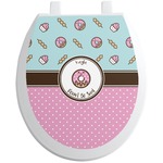 Donuts Toilet Seat Decal (Personalized)