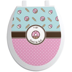 Donuts Toilet Seat Decal (Personalized)