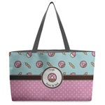 Donuts Beach Totes Bag - w/ Black Handles (Personalized)