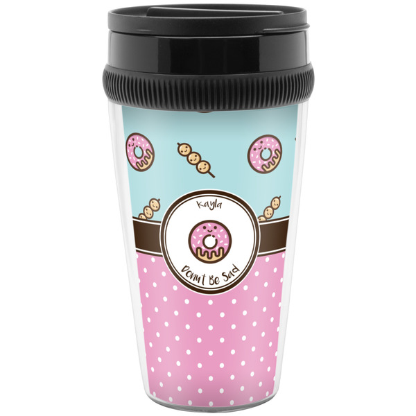 Custom Donuts Acrylic Travel Mug without Handle (Personalized)