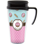 Donuts Acrylic Travel Mug with Handle (Personalized)