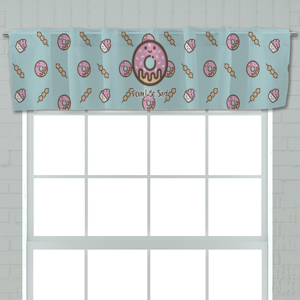 Donuts Valance - Closeup on window