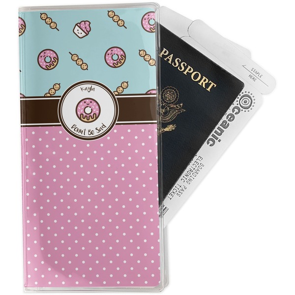 Custom Donuts Travel Document Holder
