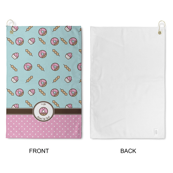 Donuts Waffle Weave Golf Towel - Approval