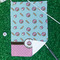 Donuts Waffle Weave Golf Towel - In Context
