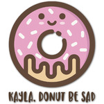 Donuts Graphic Decal - Small (Personalized)