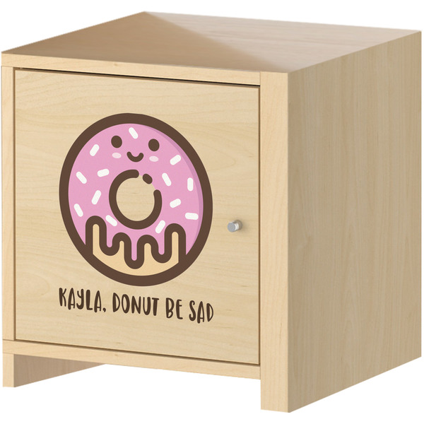 Donuts Wall Graphic on Wooden Cabinet