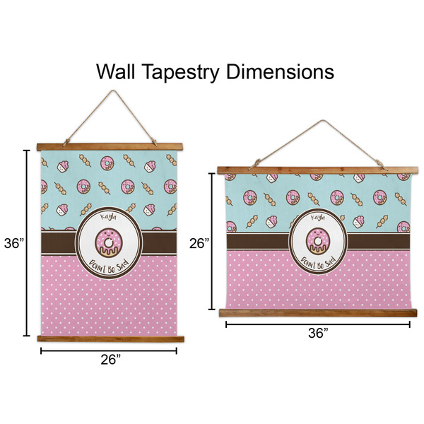 Donuts Wall Hanging Tapestries - Parent/Sizing