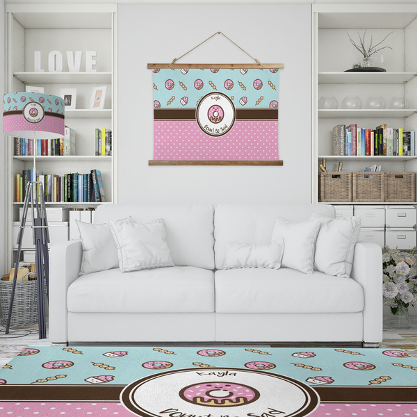 Donuts Wall Hanging Tapestry - IN CONTEXT