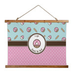 Donuts Wall Hanging Tapestry - Wide (Personalized)