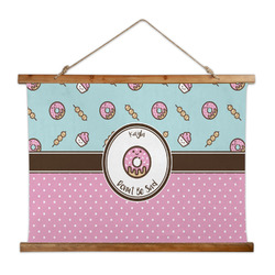 Donuts Wall Hanging Tapestry - Wide (Personalized)