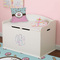 Donuts Wall Monogram on Toy Chest