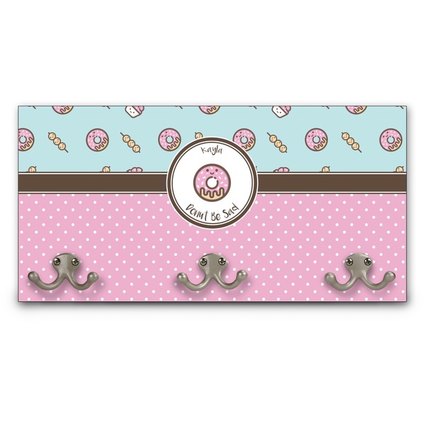 Custom Donuts Wall Mounted Coat Rack (Personalized)
