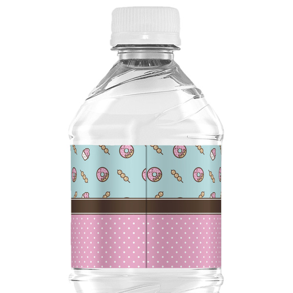 Donuts Water Bottle Label - Back View