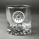Donuts Whiskey Glass (Single) (Personalized)