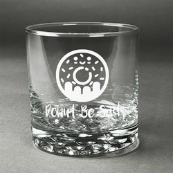 Donuts Whiskey Glass - Engraved (Personalized)