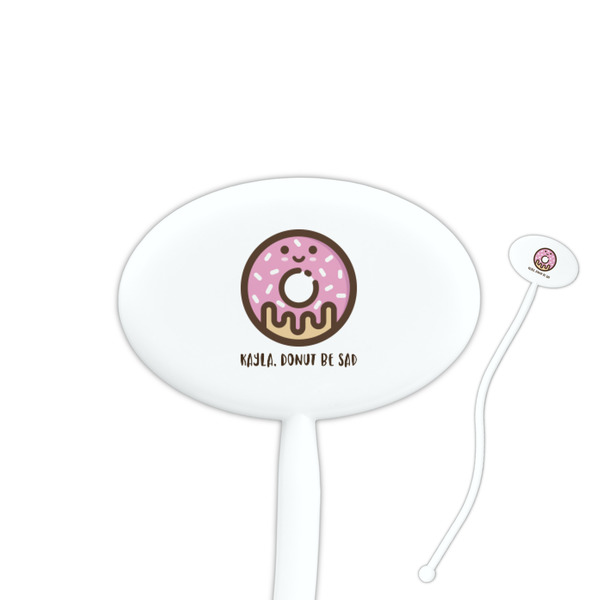 Custom Donuts Oval Stir Sticks (Personalized)