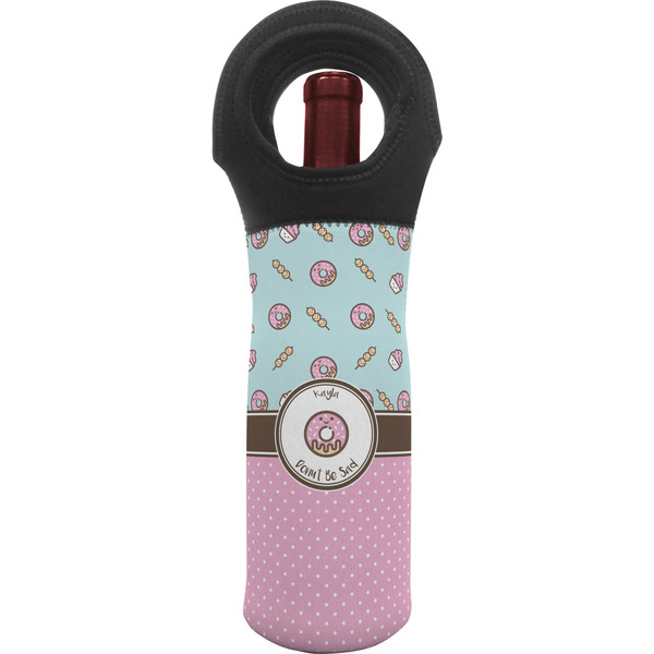 Custom Donuts Wine Tote Bag (Personalized)