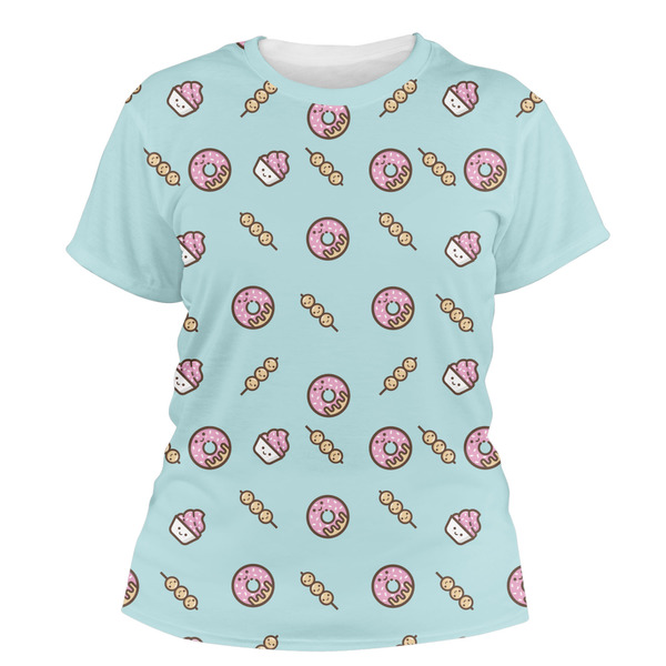 Custom Donuts Women's Crew T-Shirt - Medium
