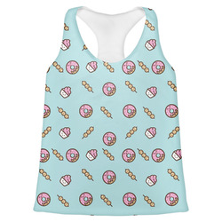 Donuts Womens Racerback Tank Top (Personalized)