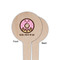 Donuts Wooden 4" Food Pick - Round - Single Sided - Front & Back